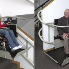 Wheelchair lifting platform - Q, E, A, UVL Series, Swing-A-Way - Autoadapt  - vehicle-mounted